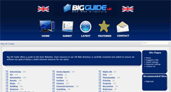 Desktop Screenshot of bigguide.co.uk
