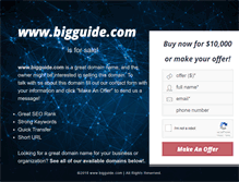 Tablet Screenshot of bigguide.com