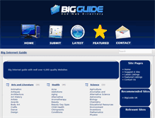 Tablet Screenshot of bigguide.net